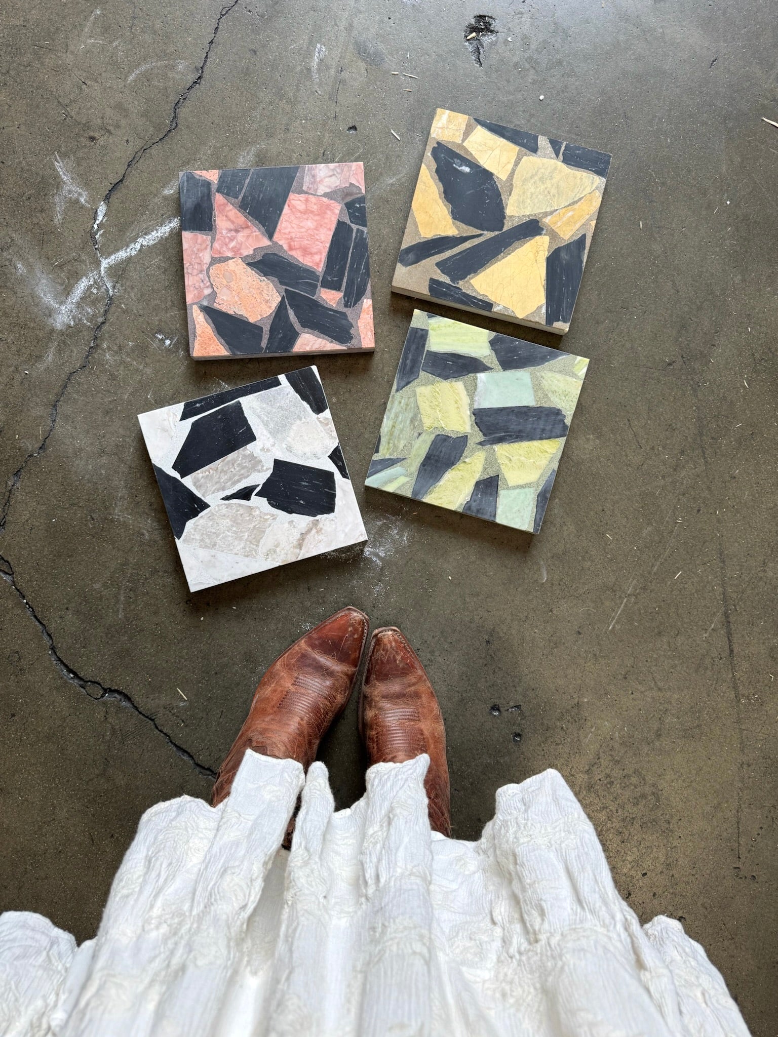 venice // terrazzo concrete tiles collection